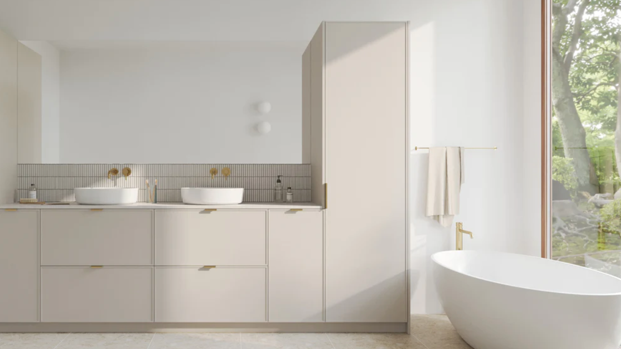 Using IKEA kitchen cabinets for bathroom vanities