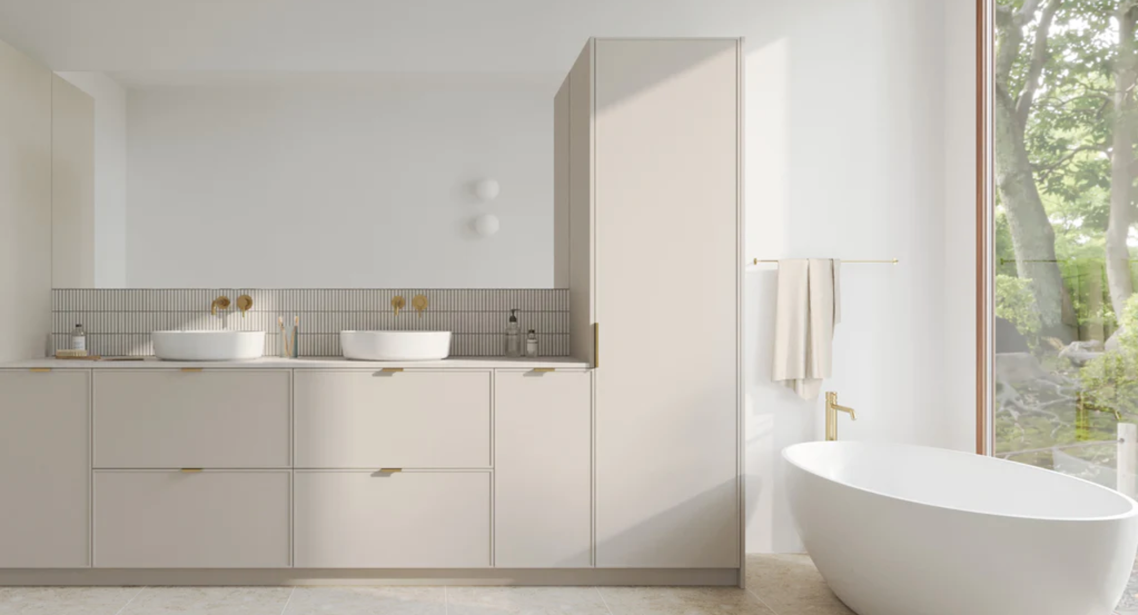 Using IKEA kitchen cabinets for bathroom vanities