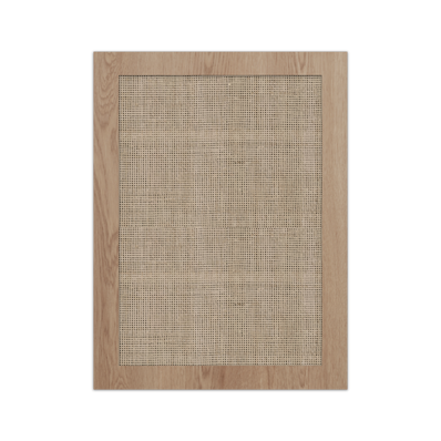 CANE + OAK RADIO WEAVE