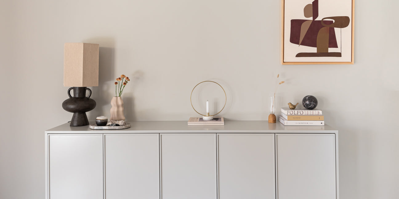 Framed, Grey | Rosell's sideboard